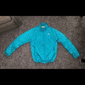 The North Face Teal Quilted Jacket thermoball